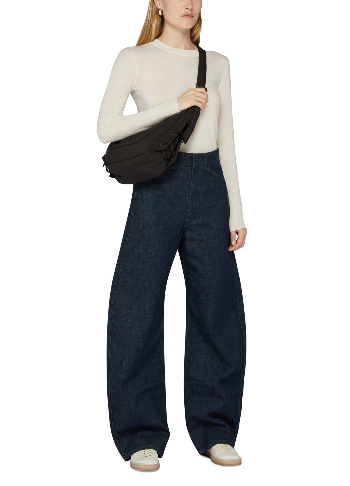 Lemaire Soft Game Cross-body Bag In Dark Chocolate