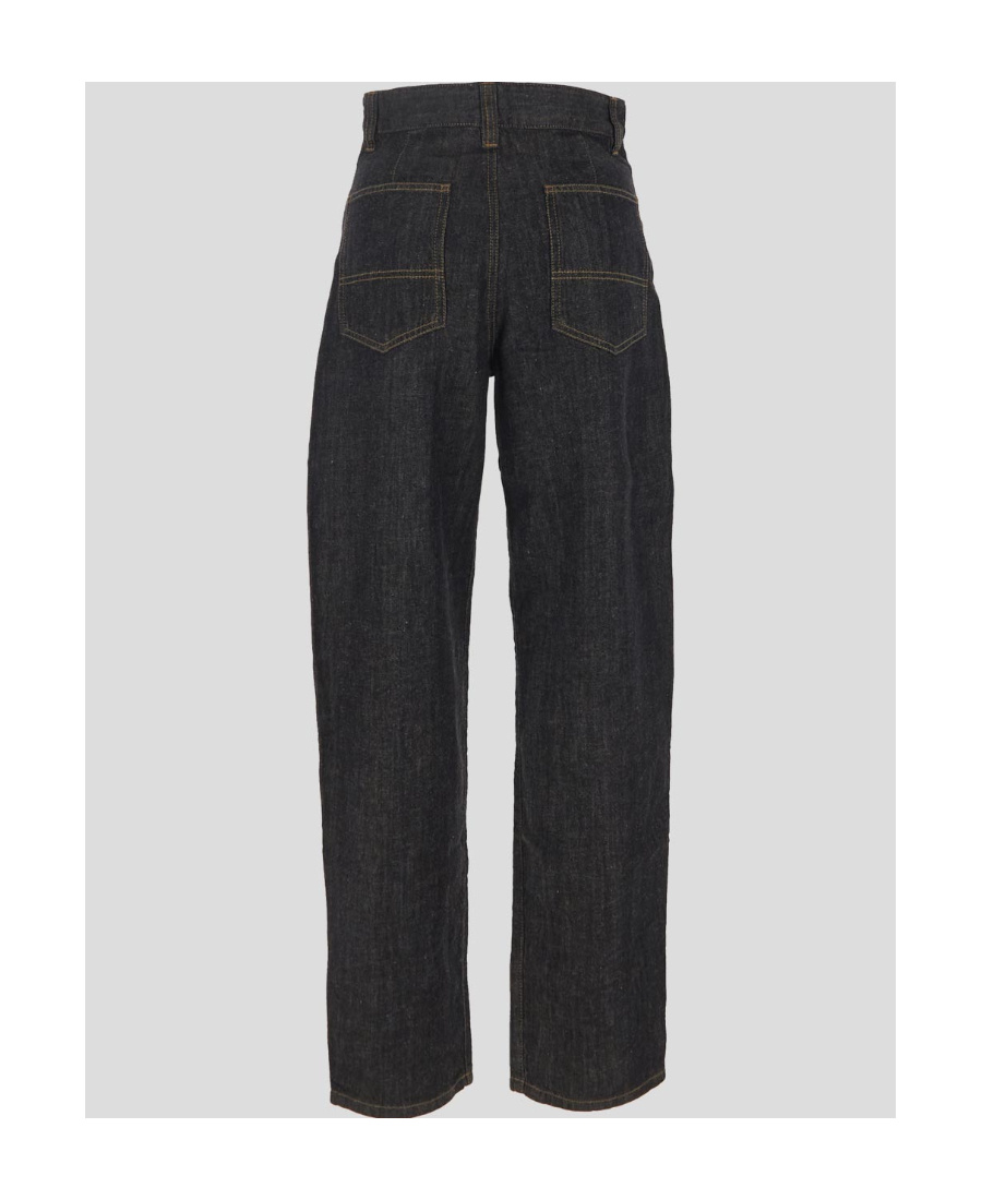 Isabel Marant High-waisted Wide-leg Jeans In Black