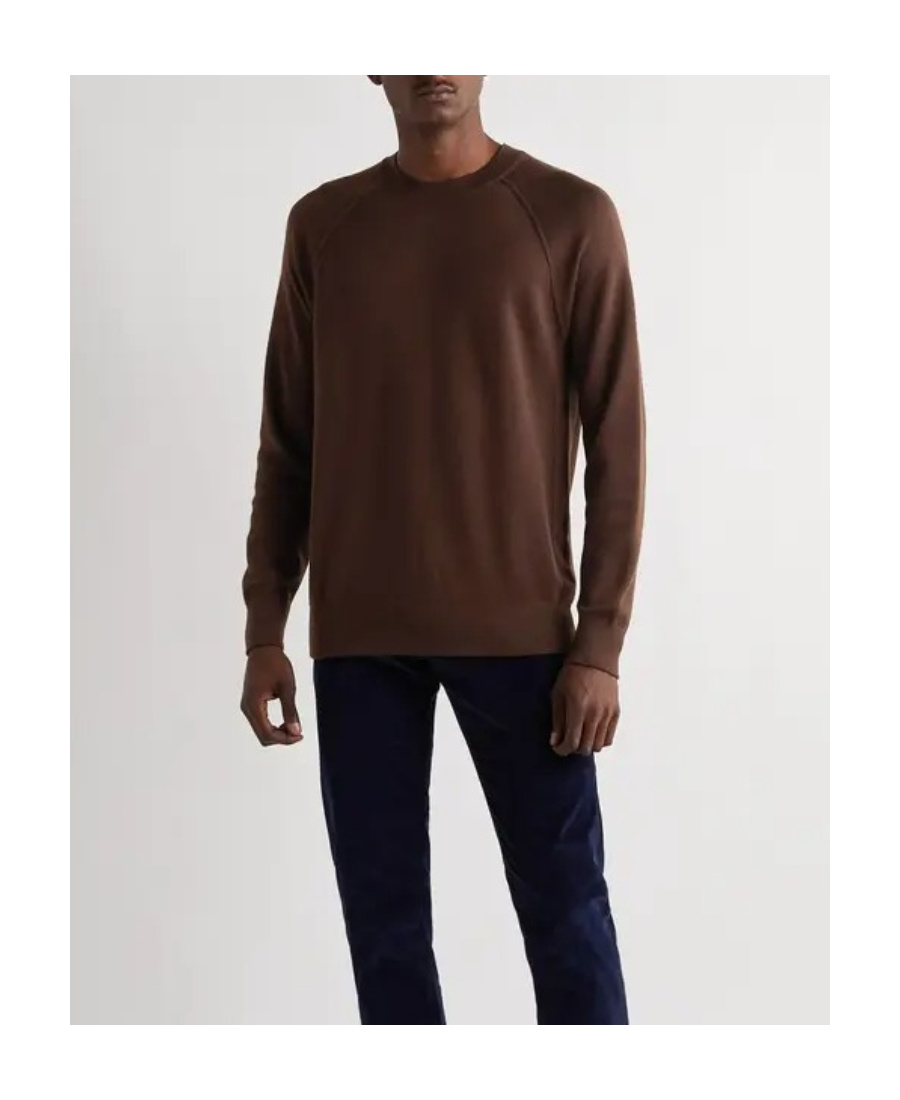 Loro Piana Crewneck Long-sleeved Jumper In Red