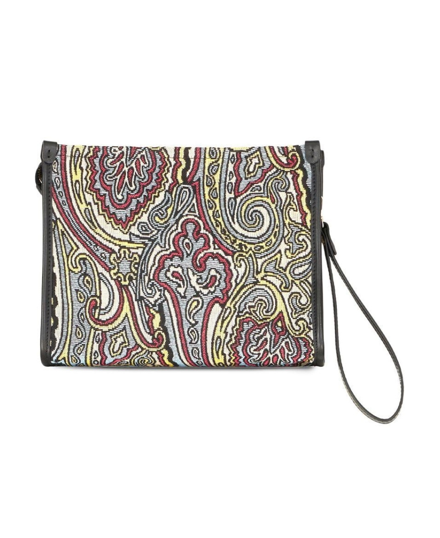 Etro Paisley-print Wallet In Multicolor