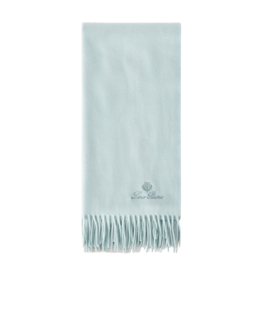 Loro Piana Large Unita Scarf In Blue