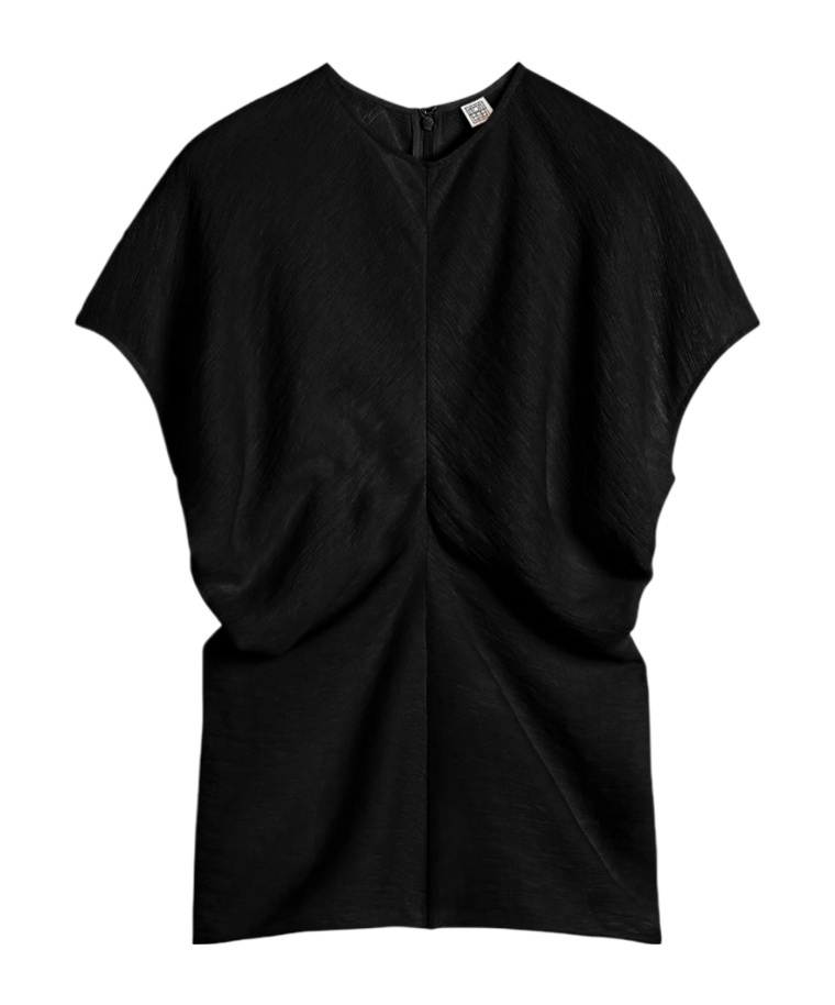 Totême Toteme Women Black Basketweave Slouch Waist Top