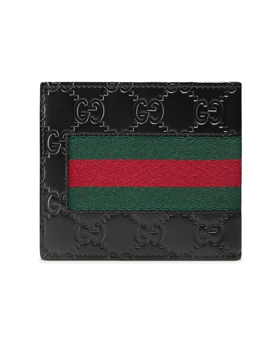 GUCCI GUCCI SIGNATURE WEB WALLET 
