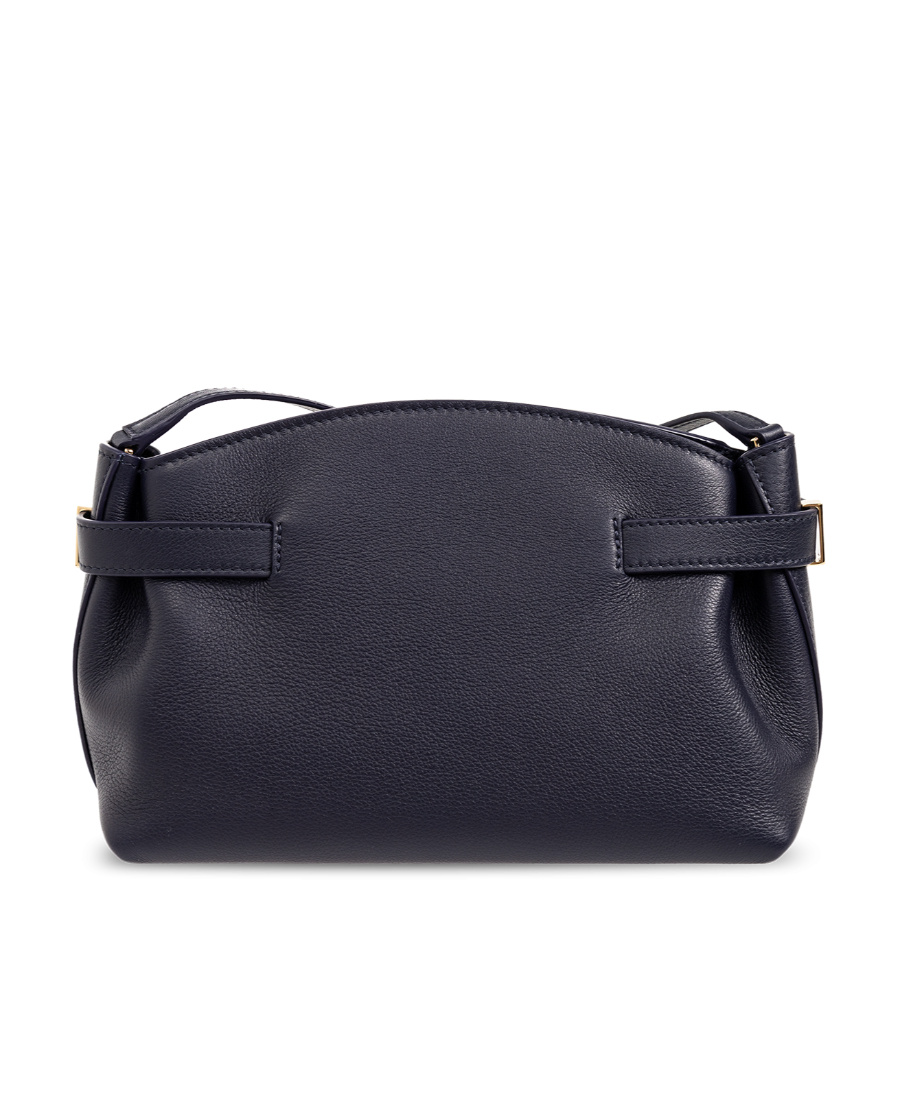 Ferragamo Hug Small Shoulder Bag In Black