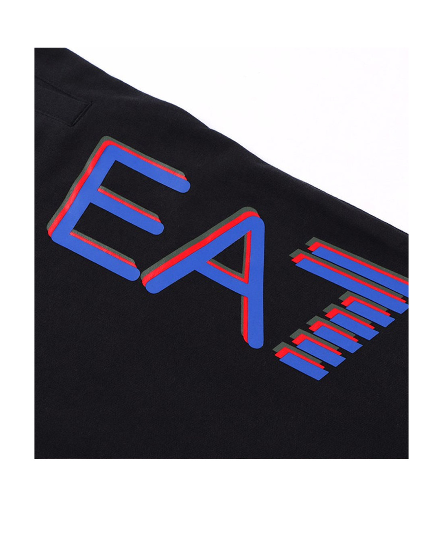 Ea7 High Waist Slim Sweatpants In Black