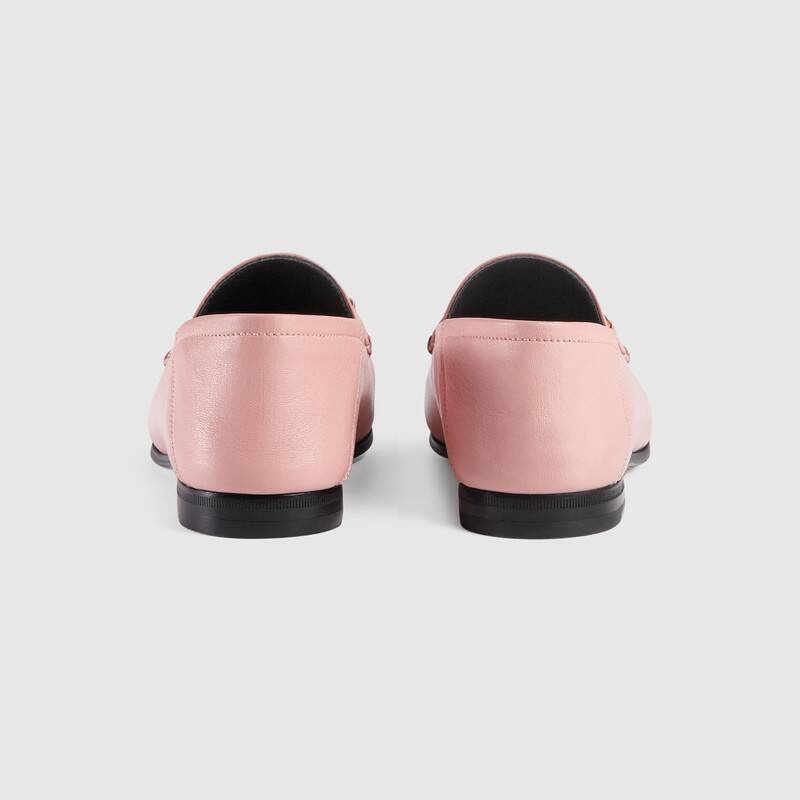 Gucci Brixton Horsebit Leather Loafer In Pink