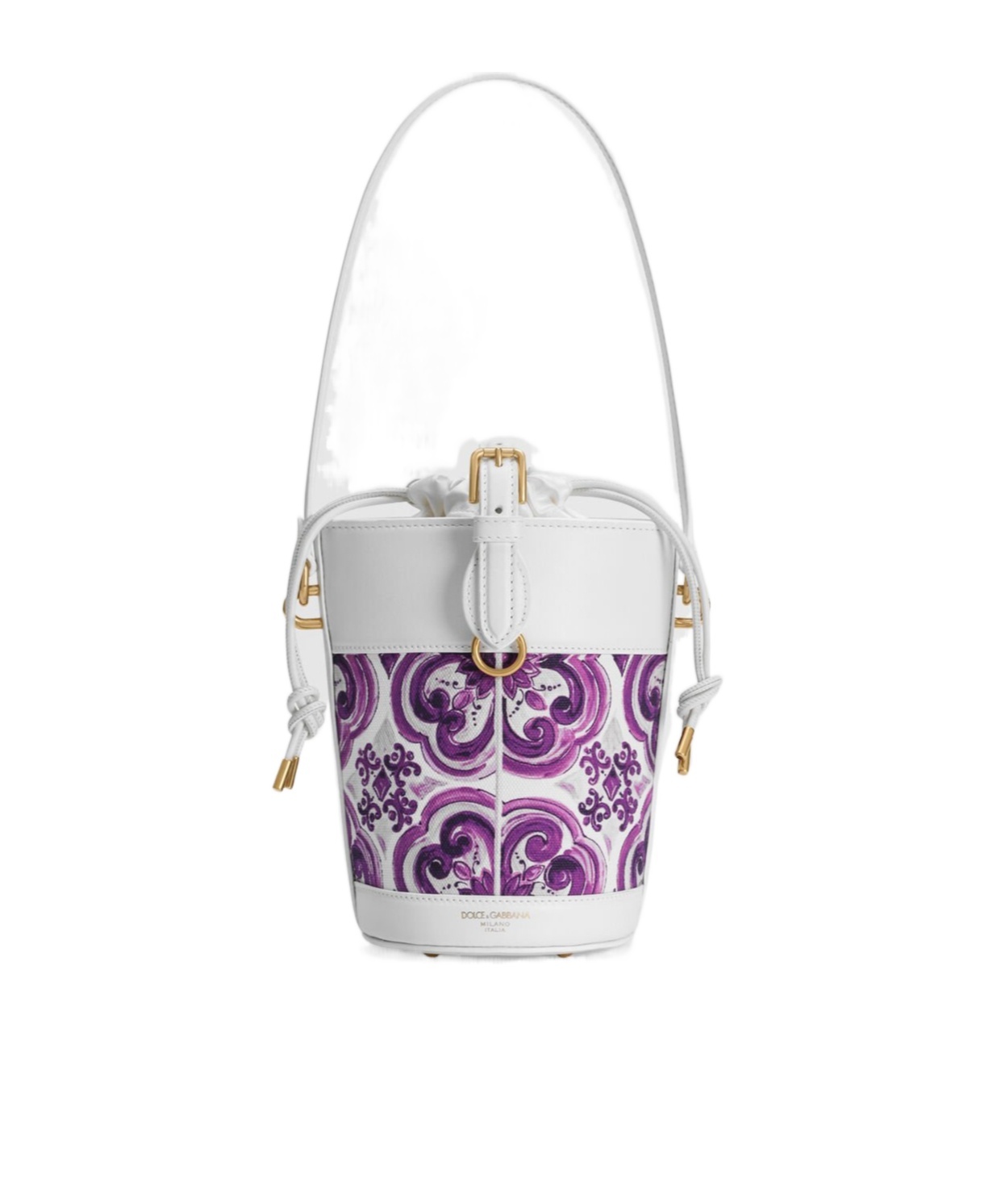 Dolce & Gabbana Floral-print Bucket Bag In Multi