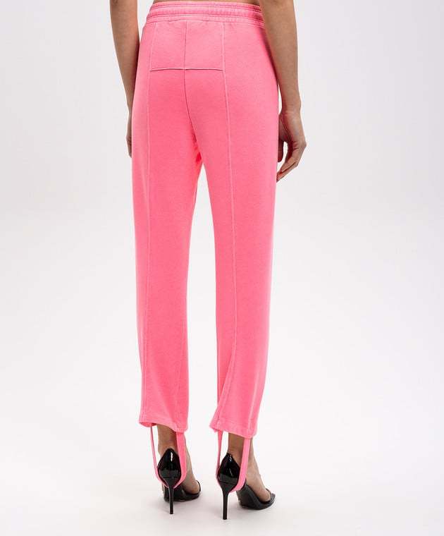 Vetements Elastic Waist Sweatpants In Pink
