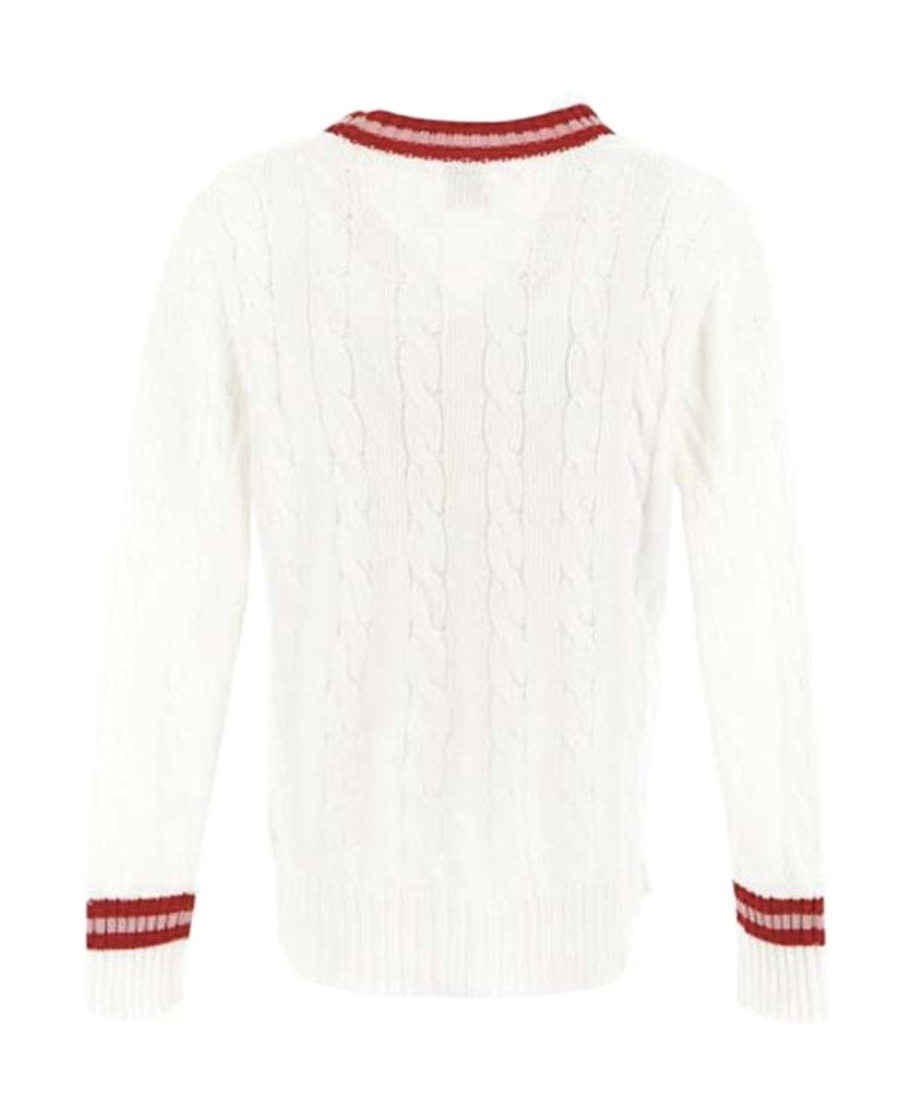 Autry Cable-knit V-neck Cardigan