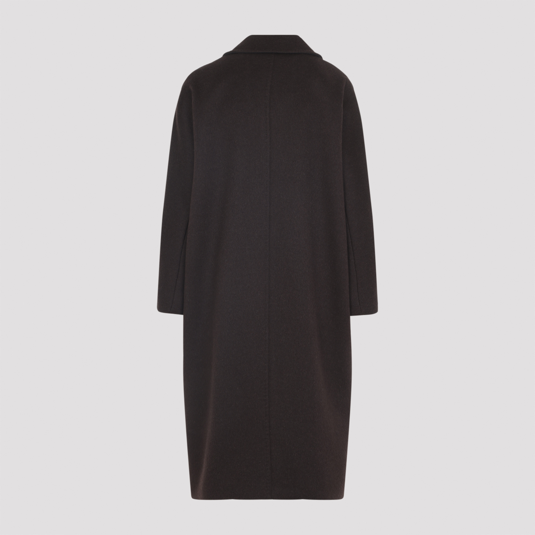 Max Mara Double-breasted Coat In Brown