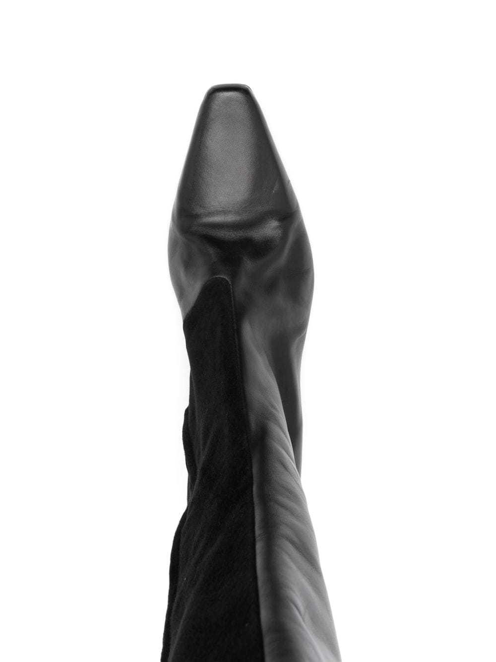 Totême 40 High Boots In Nappa Leather In Black