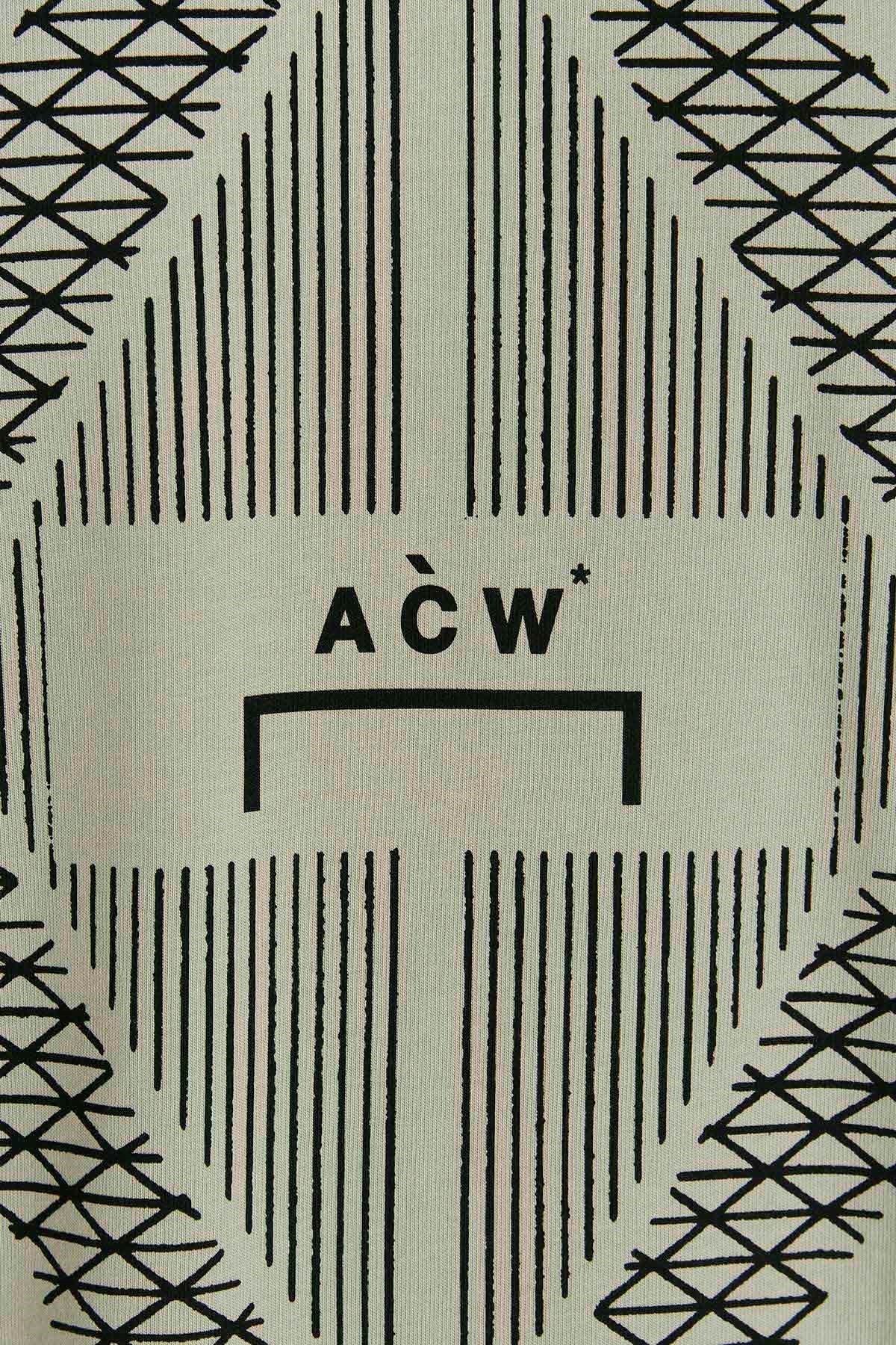 A-cold-wall* Gradient Logo Printed Crewneck T-shirt In Gray