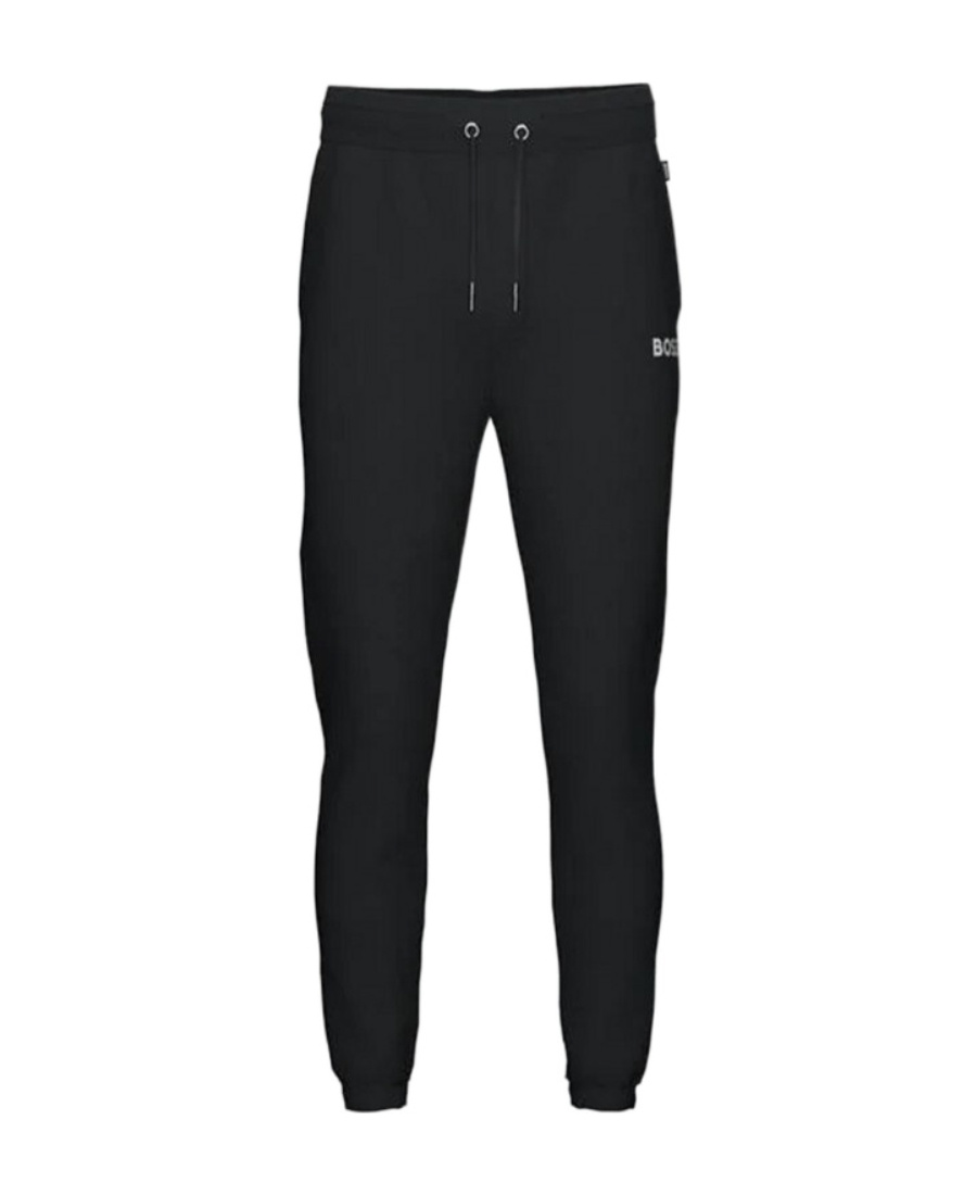 Shop Hugo Boss Logo-print Track Pants In Black