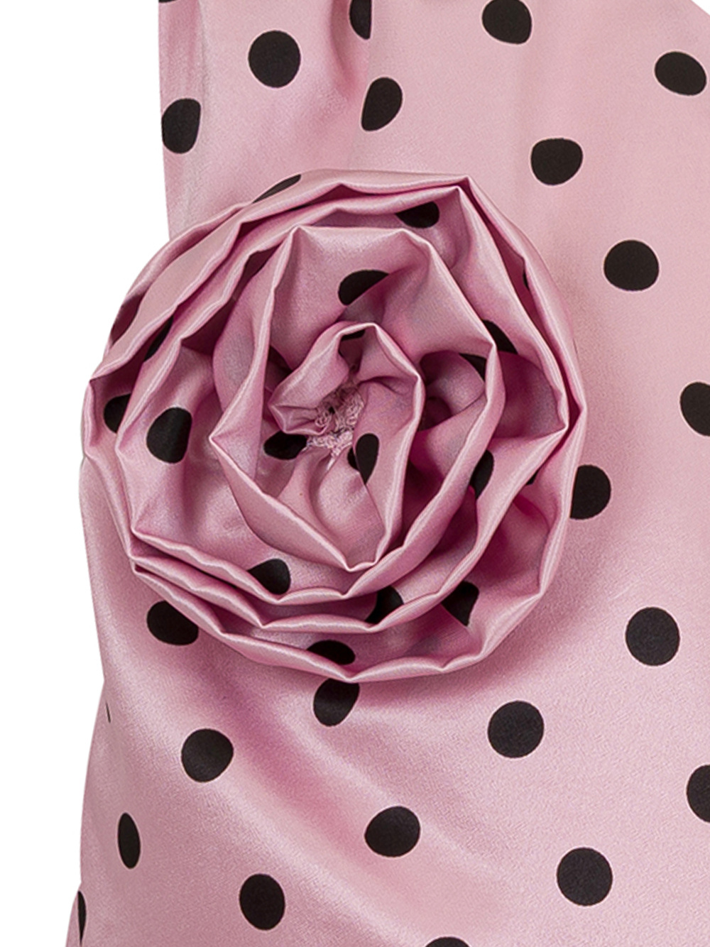 Balmain One Shoulder Top In Pink