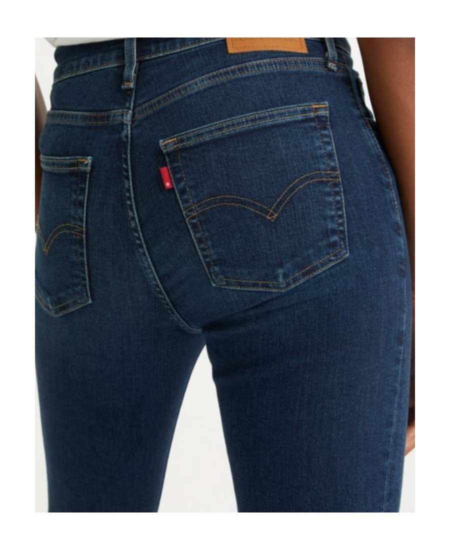 Shop Levi's 724 High-rise Slim-fit Jeans In Black
