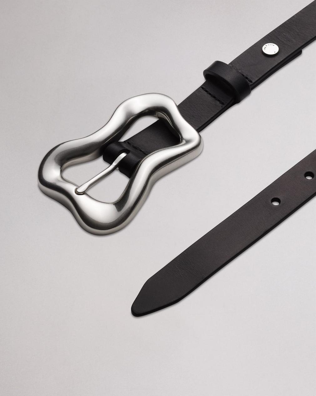 Rag & Bone Adjustable Waist Belt In Black