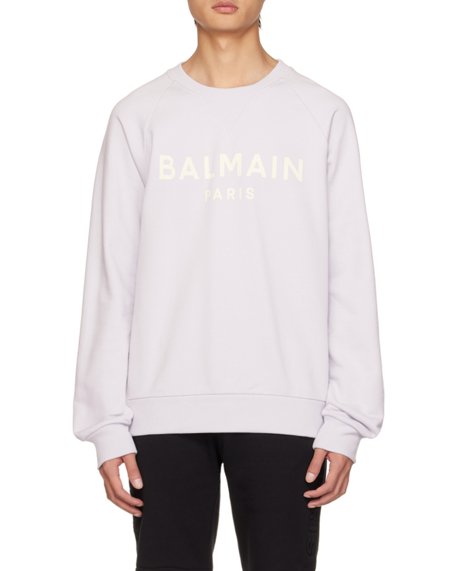 Balmain Cotton Printed  Logo Sweatshirt