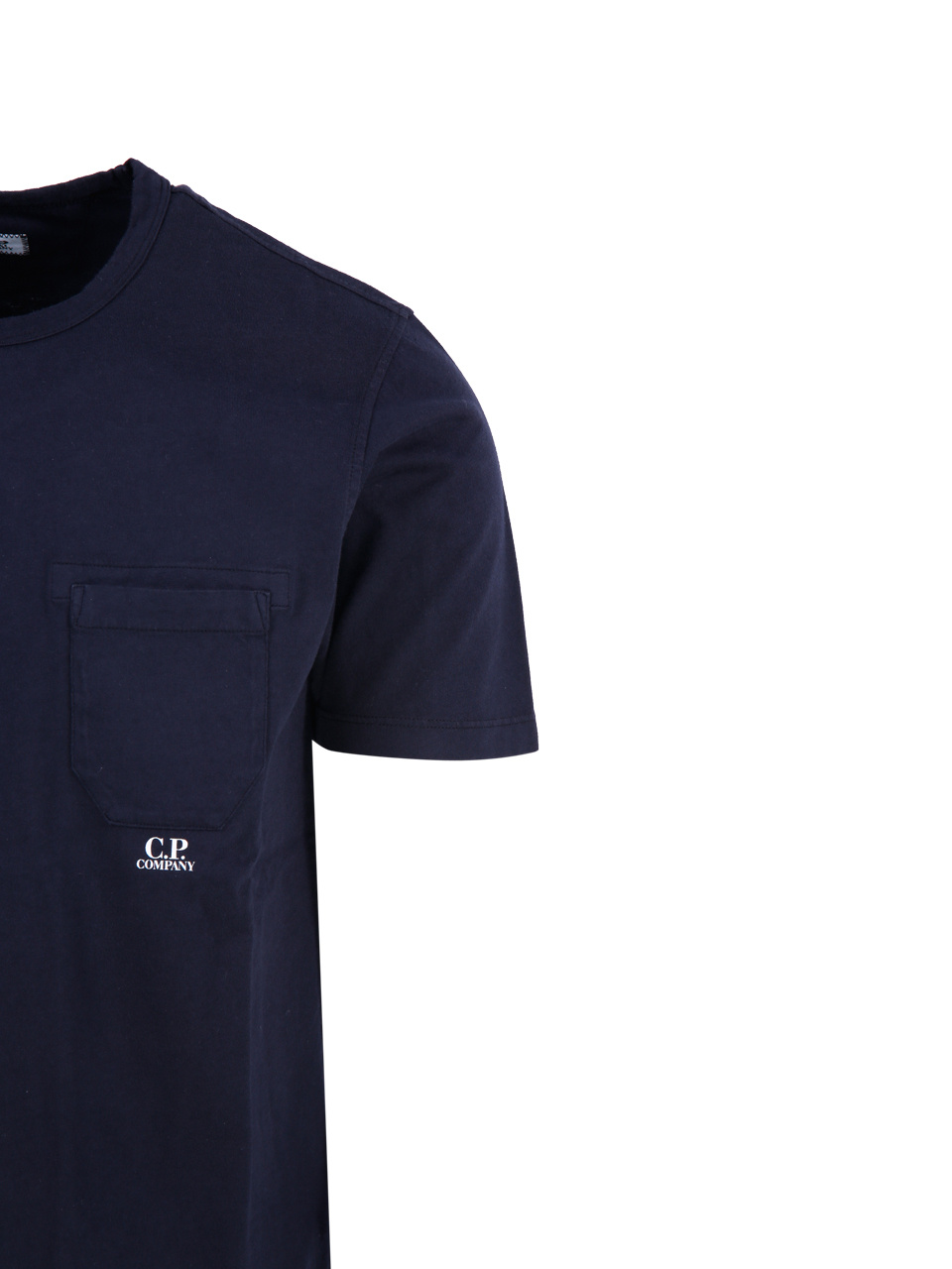C.p. Company Logo-print Cotton T-shirt In Blue