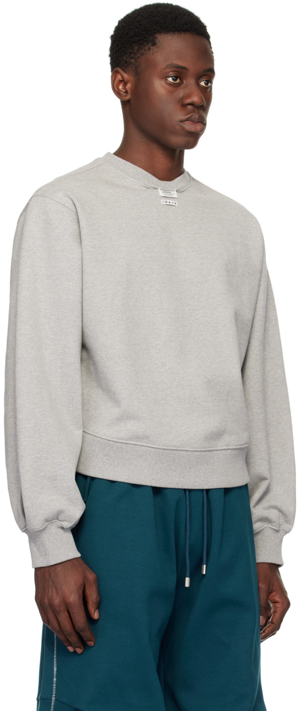 Ader Error Round-necked Sweater In Multicolor