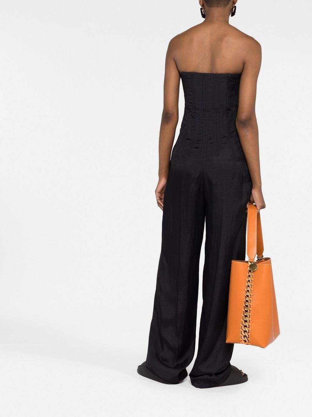 Stella Mccartney Logo Jumpsuit In Black