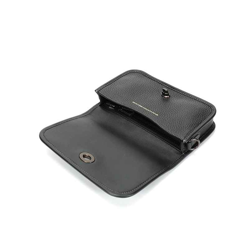 Coach Black Logo Shoulder Bag In Black