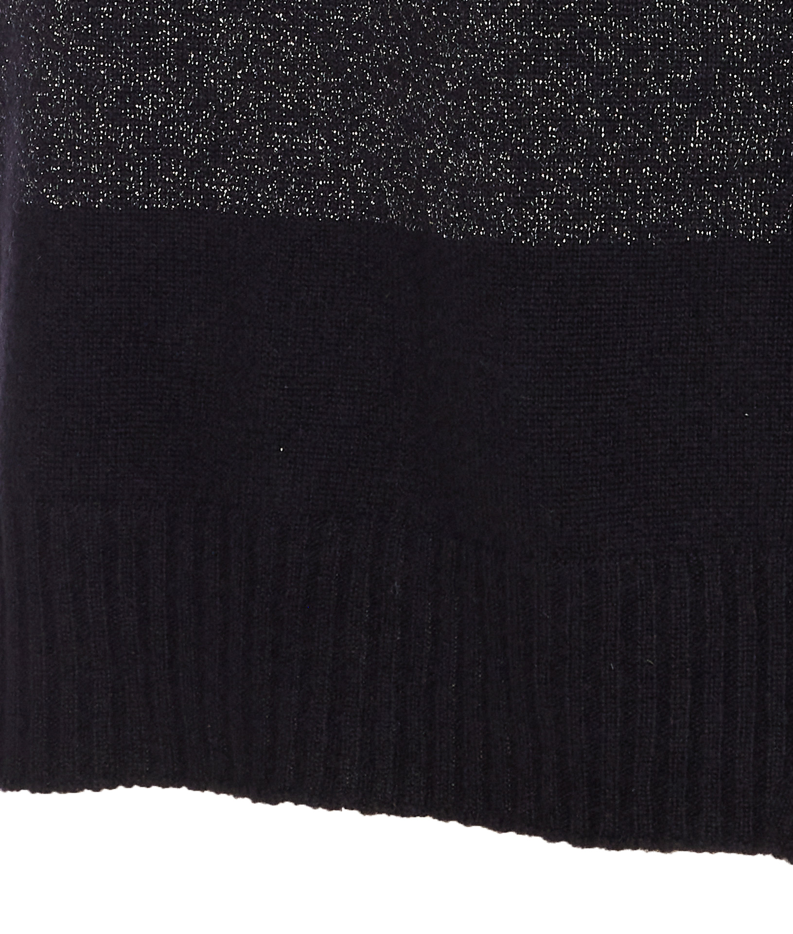 Twinset Striped-pattern Sweater In Black