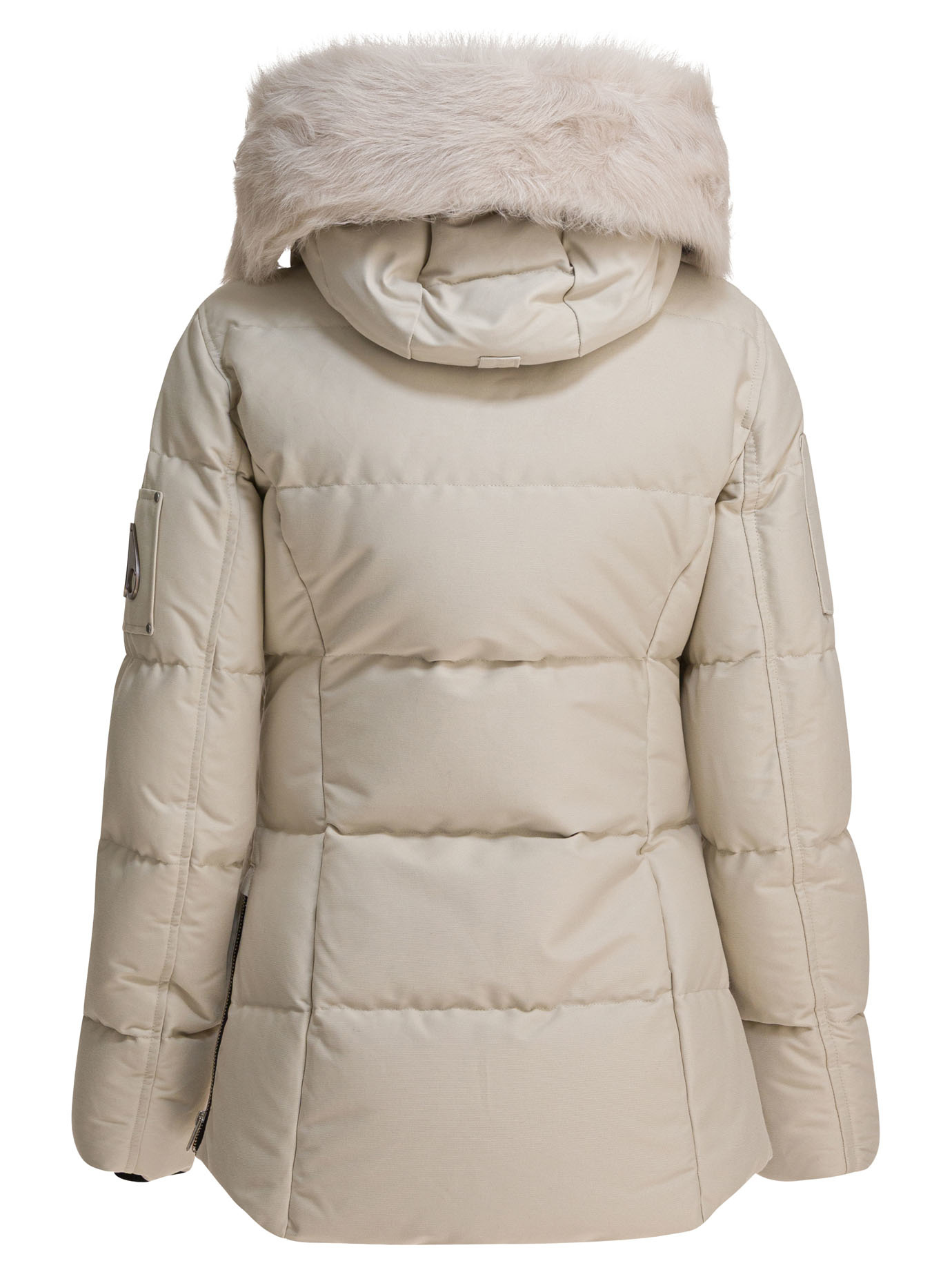 Moose Knuckles Long-sleeved Cotton Jacket In Brown