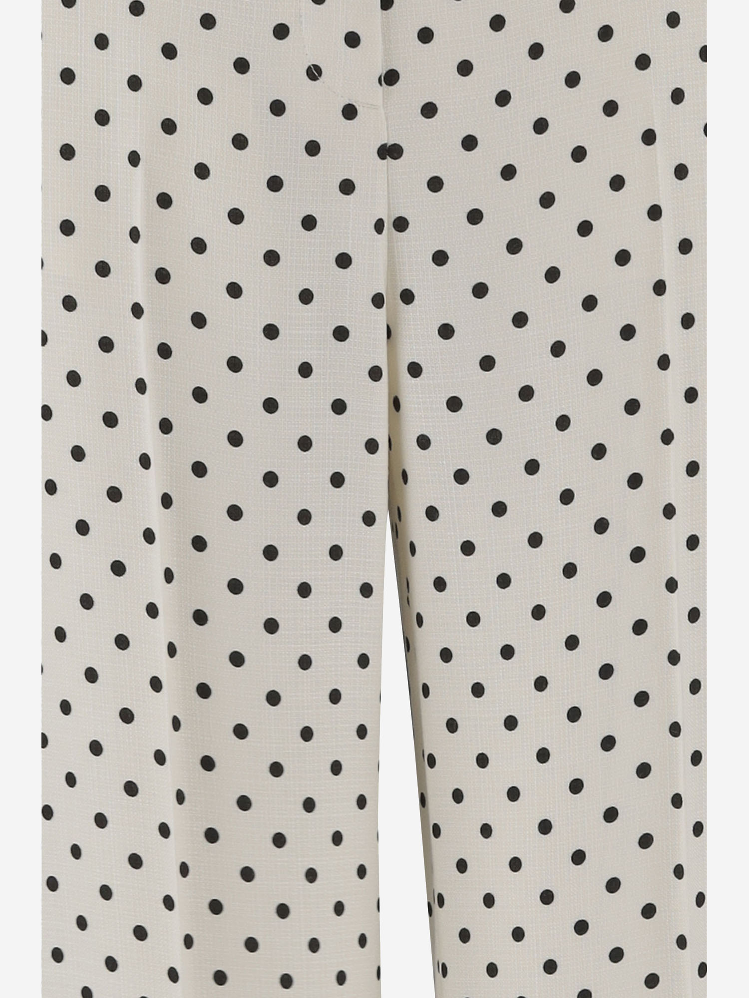 Valentino Belt Loops Slacks In White