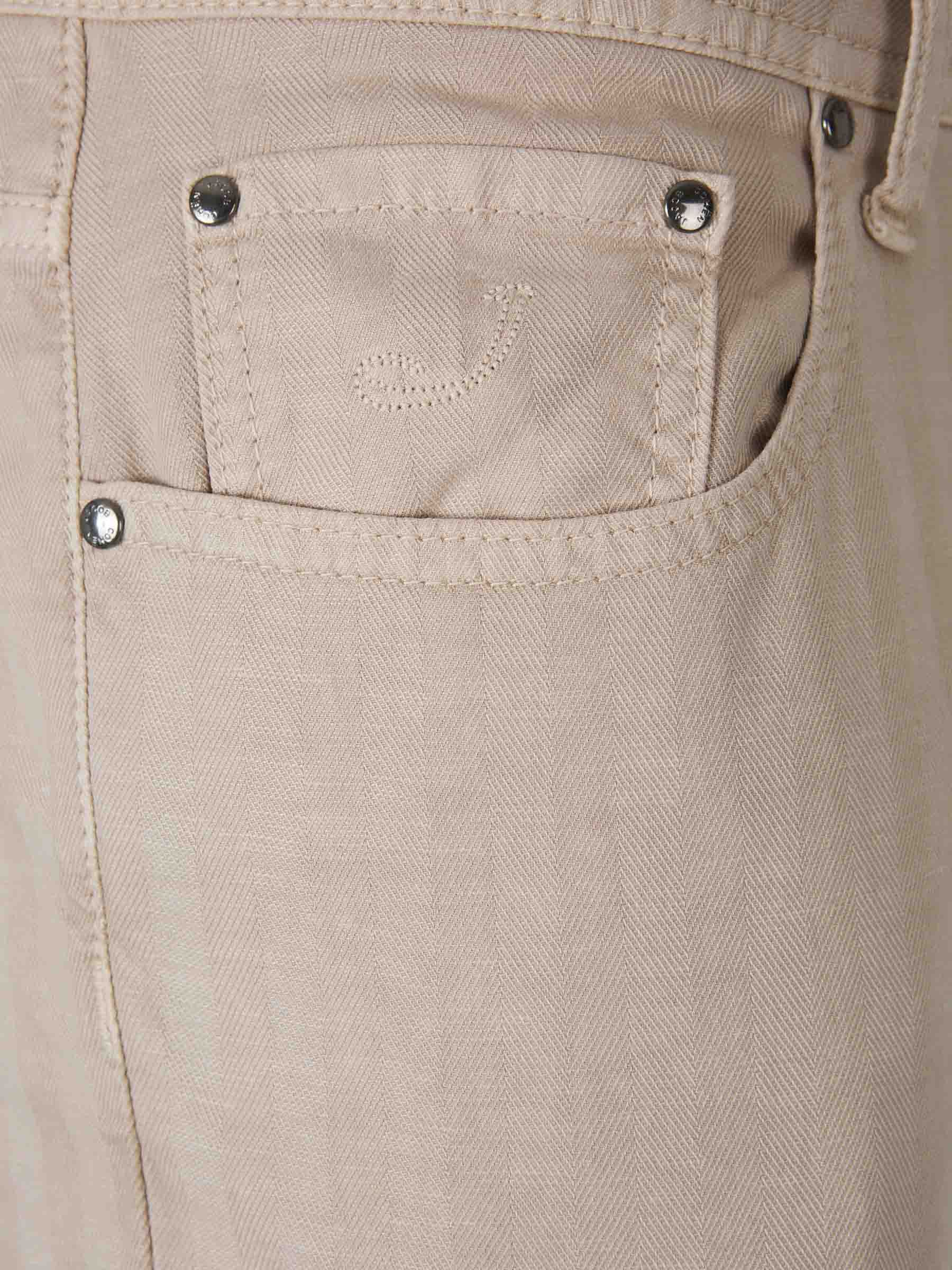 Jacob Cohen Belt-loop Jeans In Nude
