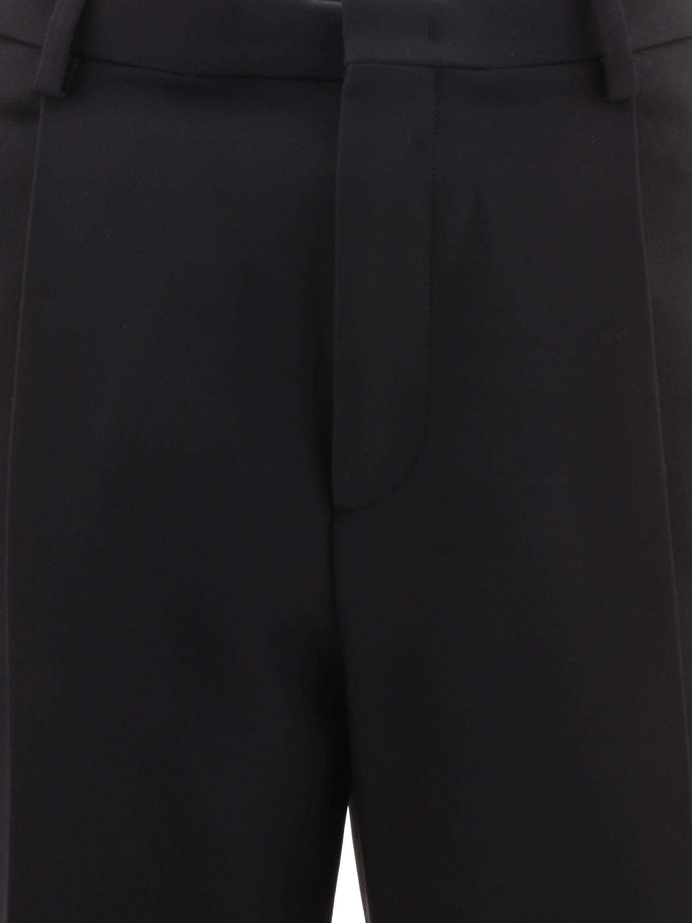 Valentino Side-stripe Tailored Trousers In Black