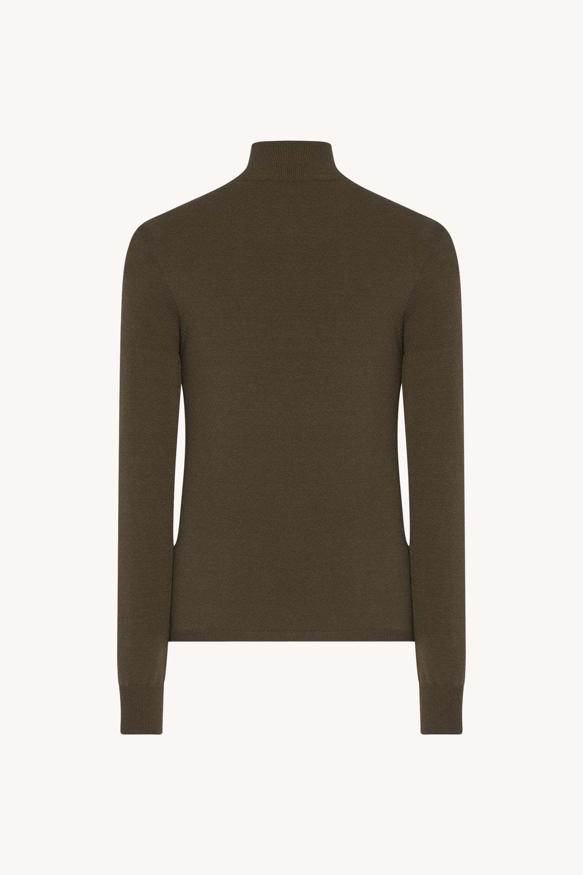 The Row Lalea Stretch-knit Top In Brown