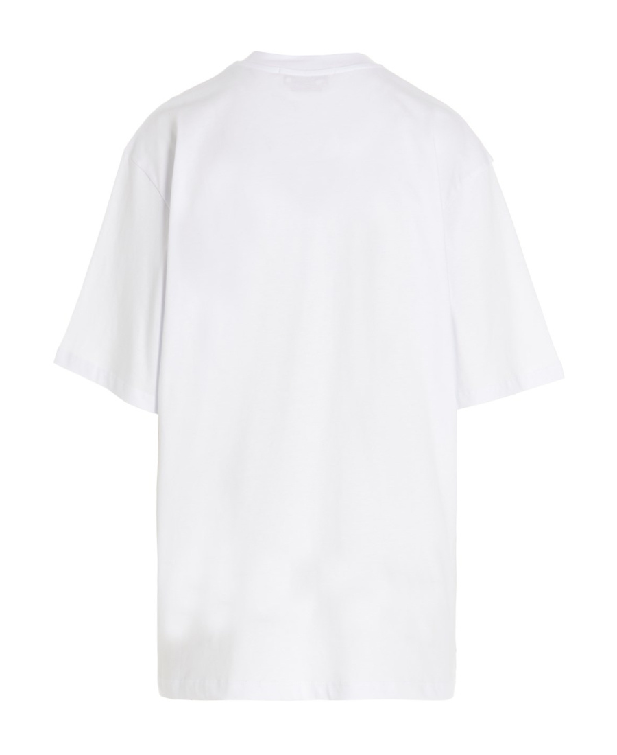 Msgm Logo-print Short-sleeve T-shirt In White