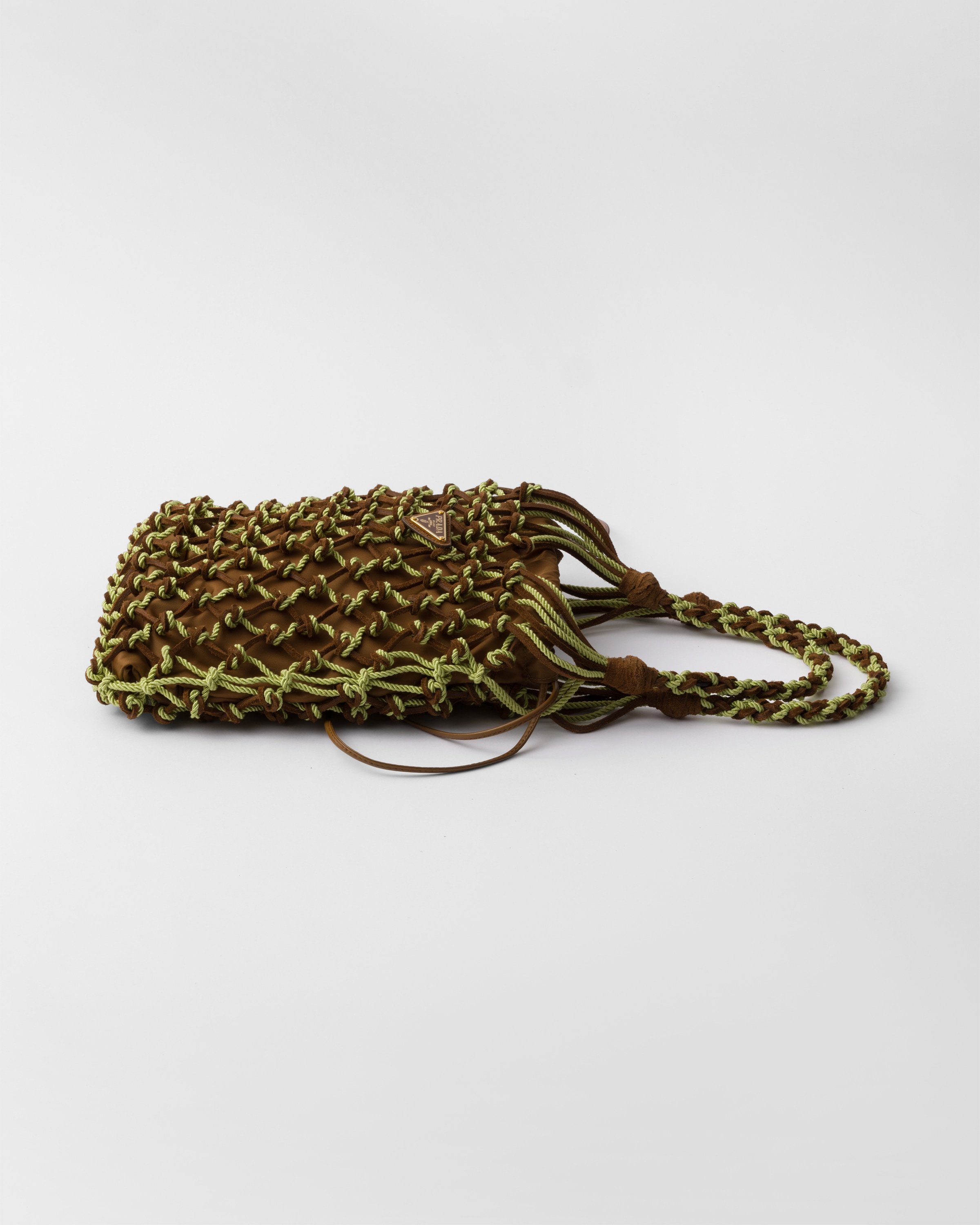 Prada Small Macramé Tote Bag