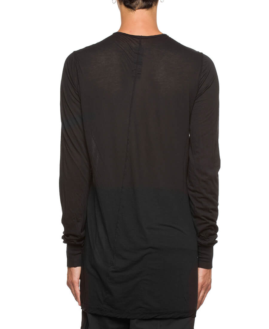 Rick Owens Drkshdw Pleated Leisure T-shirt In Black