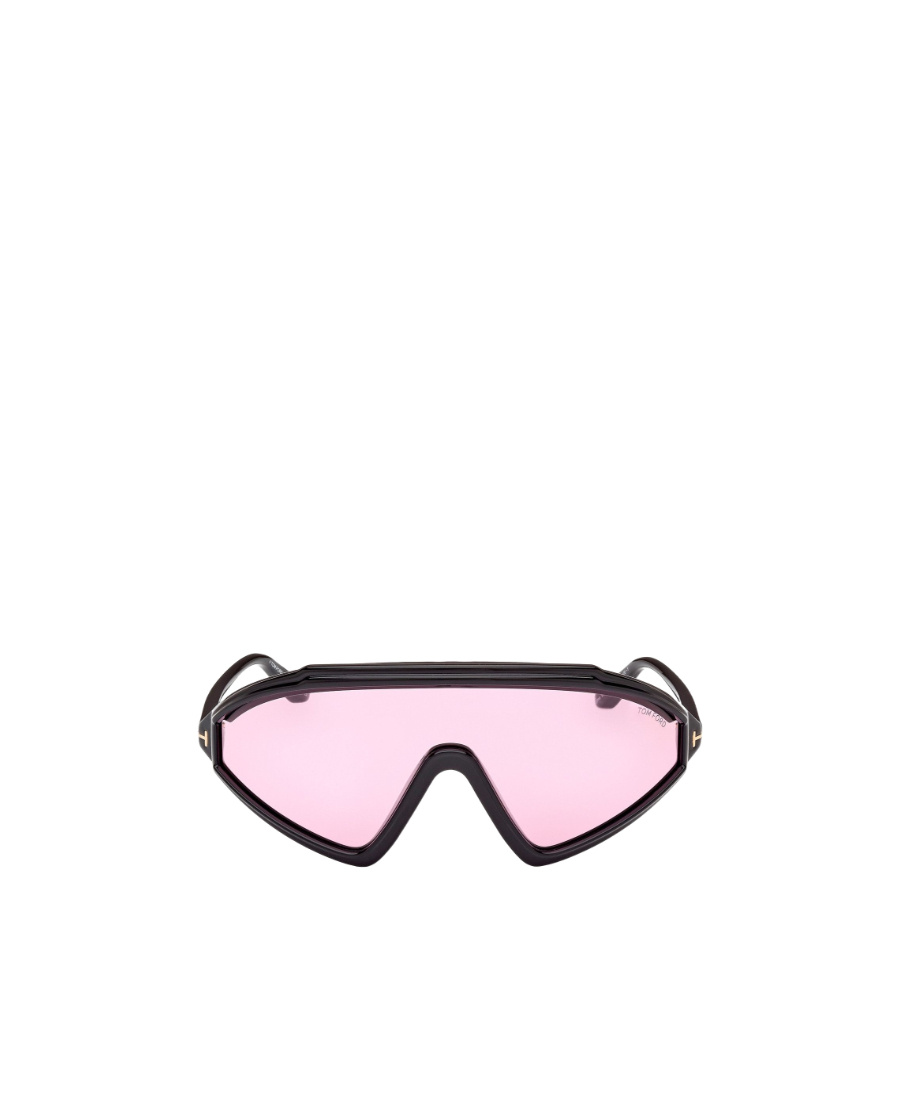 Tom Ford Lorna Violet Shield Ladies Sunglasses Ft1121 01y 00 In Pink