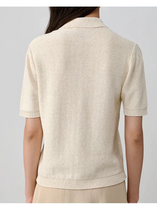 Fabiana Filippi Short-sleeved Polo Sweater
