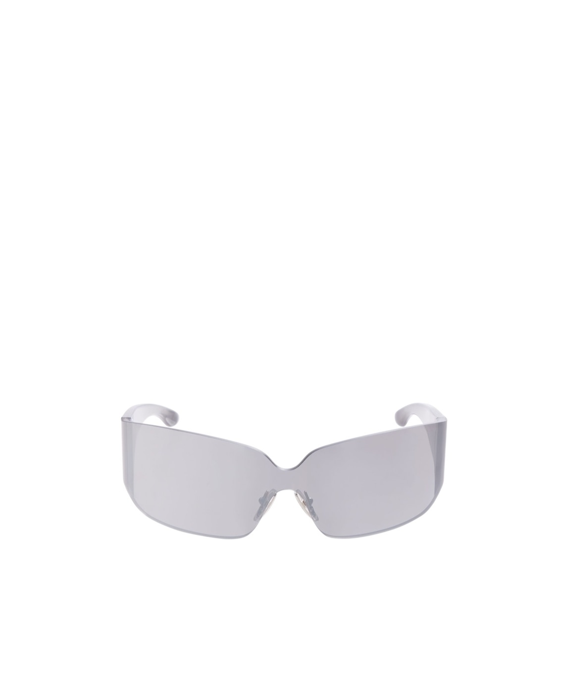 Balenciaga Mono Square Sunglasses  In Silver