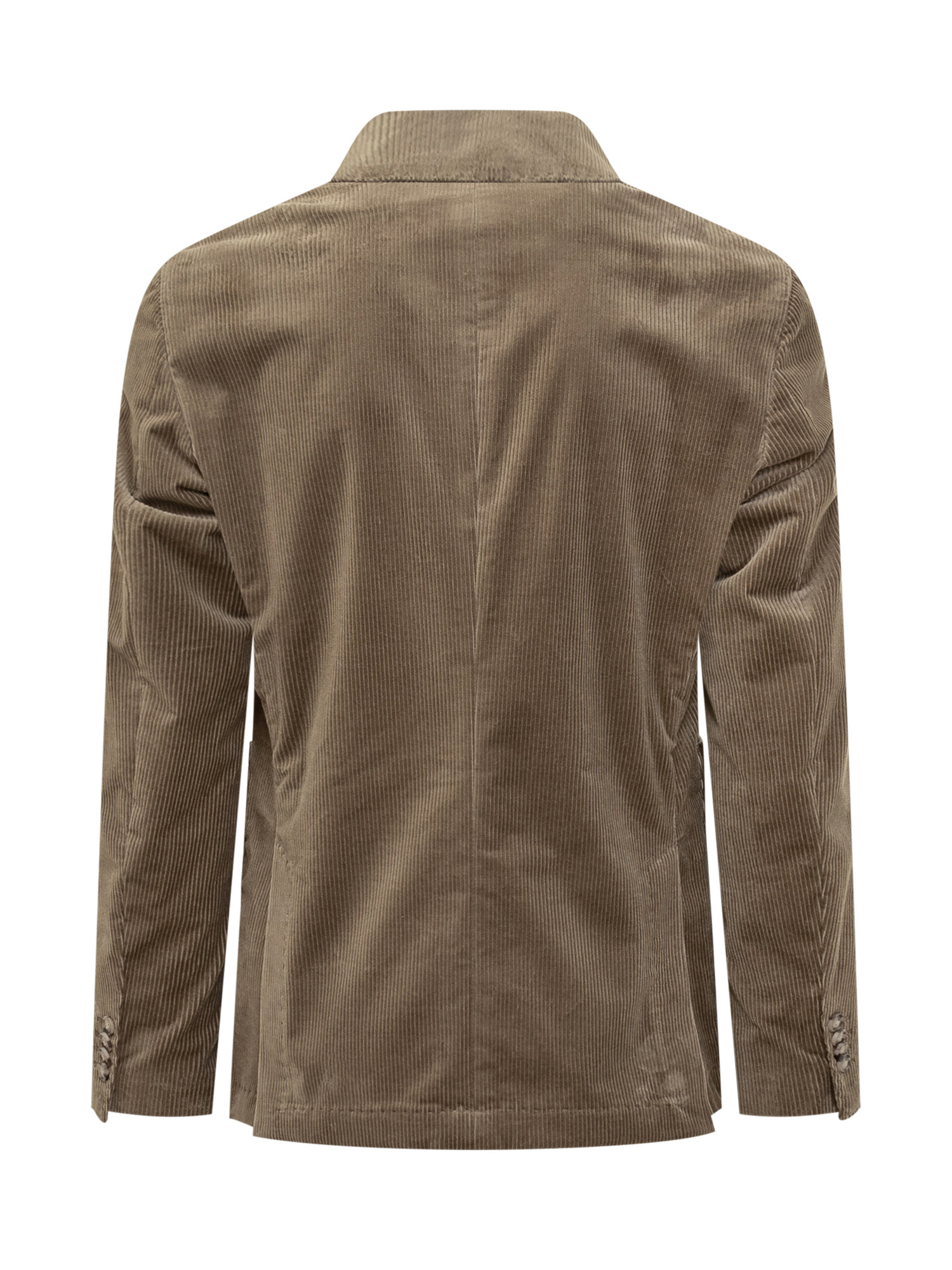 Hugo Boss Boss Boss Ribbed Double-breasted Jacket In Brown