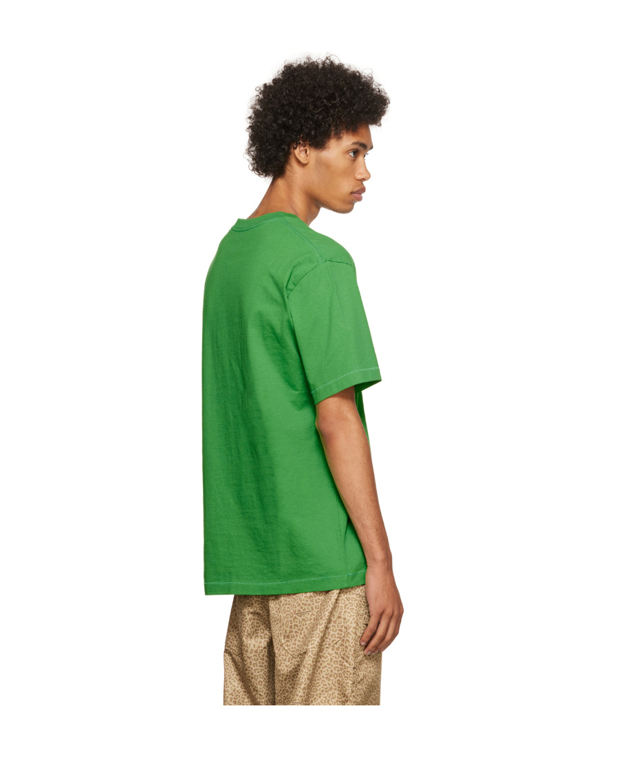 Kenzo Logo-print Round-neck T-shirt In Green