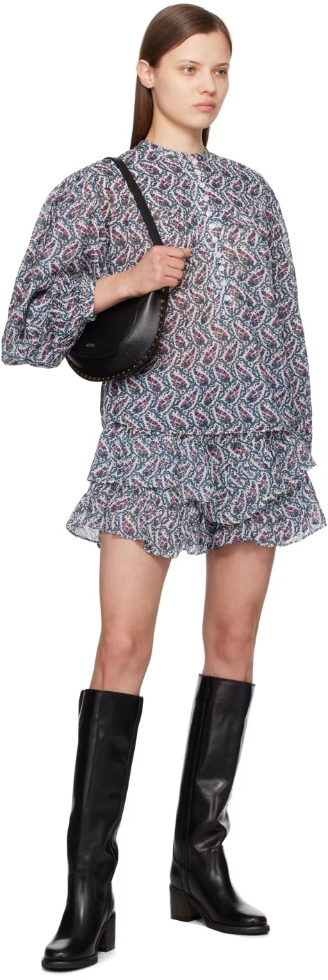 Isabel Marant Étoile Jocadia Floral-print Cotton Shorts In Multicolor