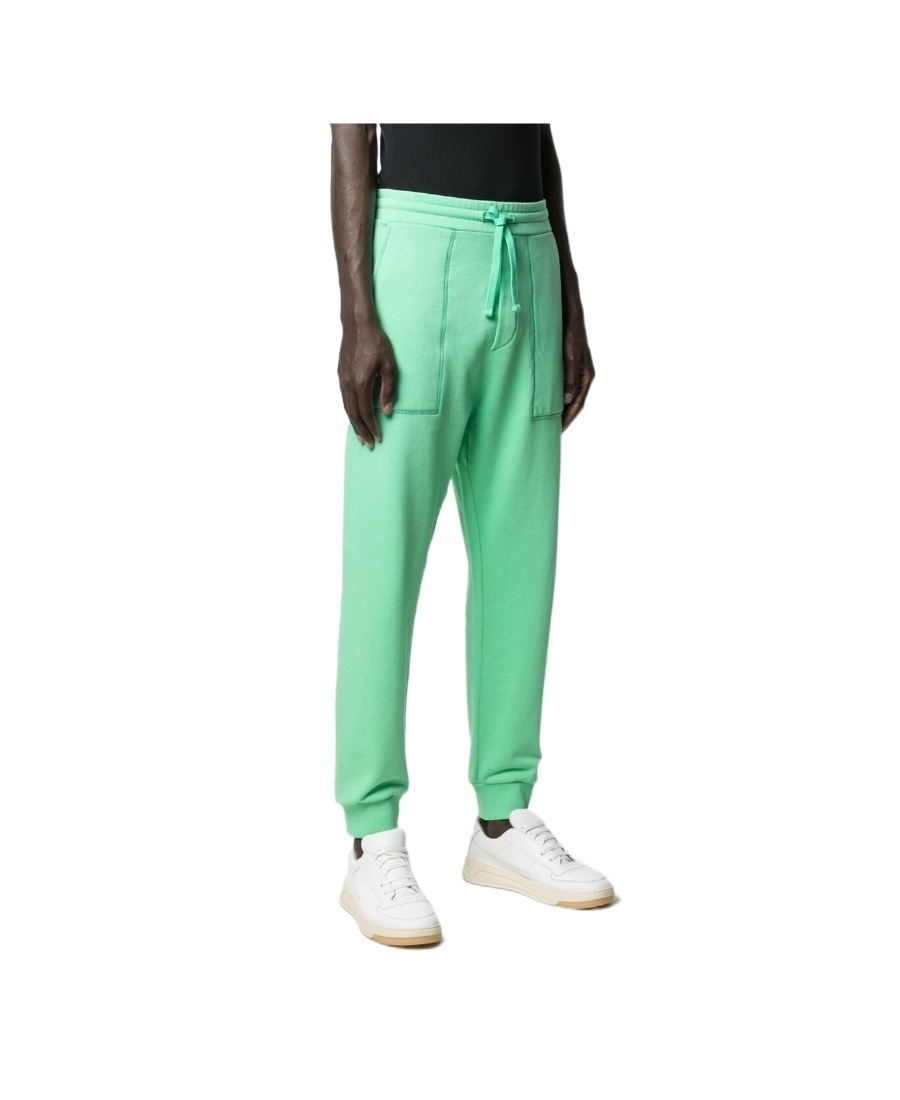 Nanushka High-waisted Tapered Trousers In Green