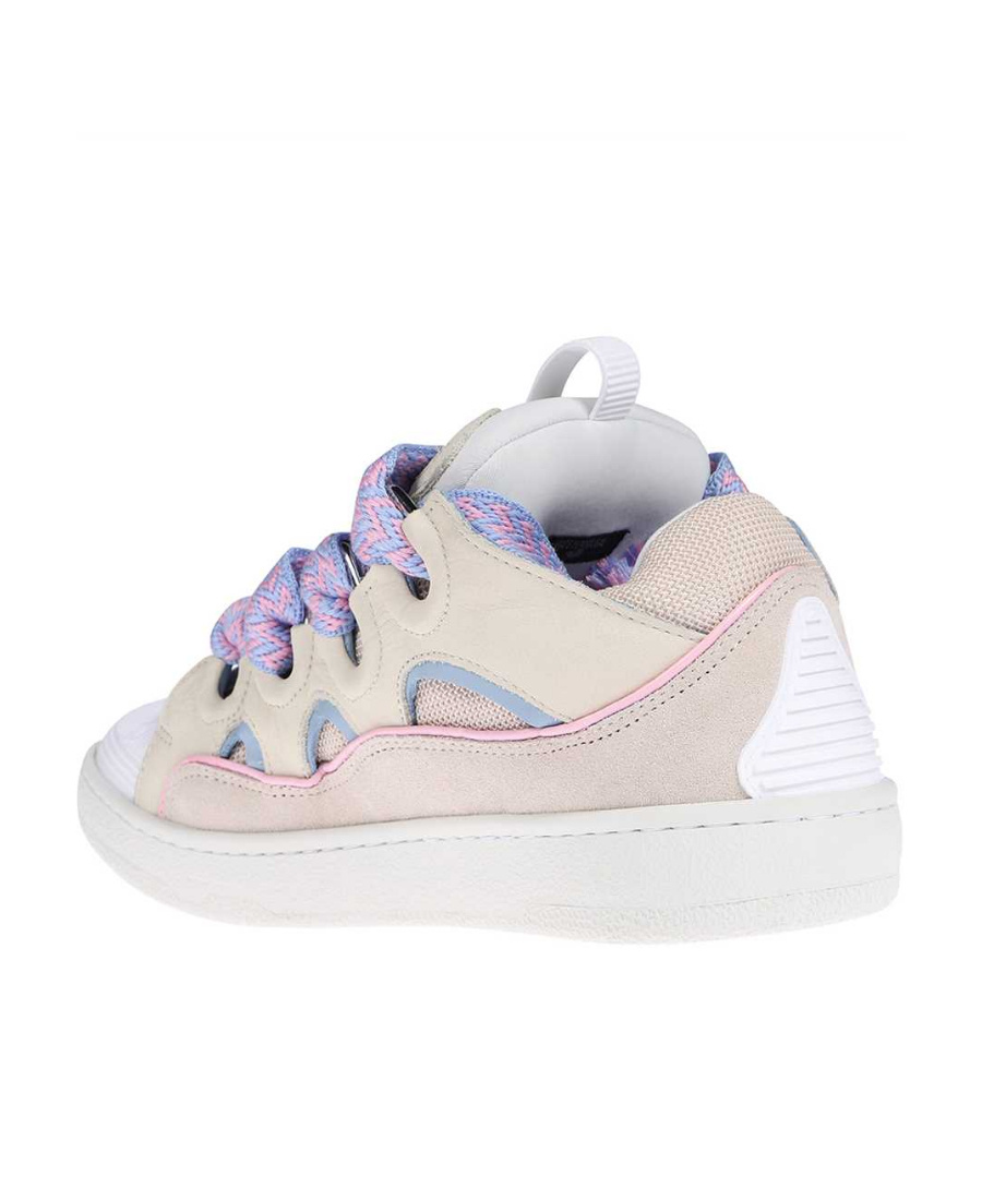Lanvin Logo Low Upper Board Shoes In White