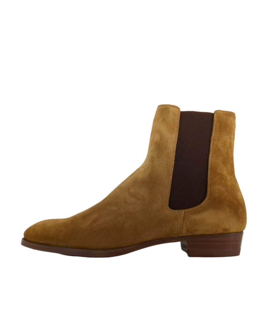 Celine Round Head Cover And Short Boots In Brown