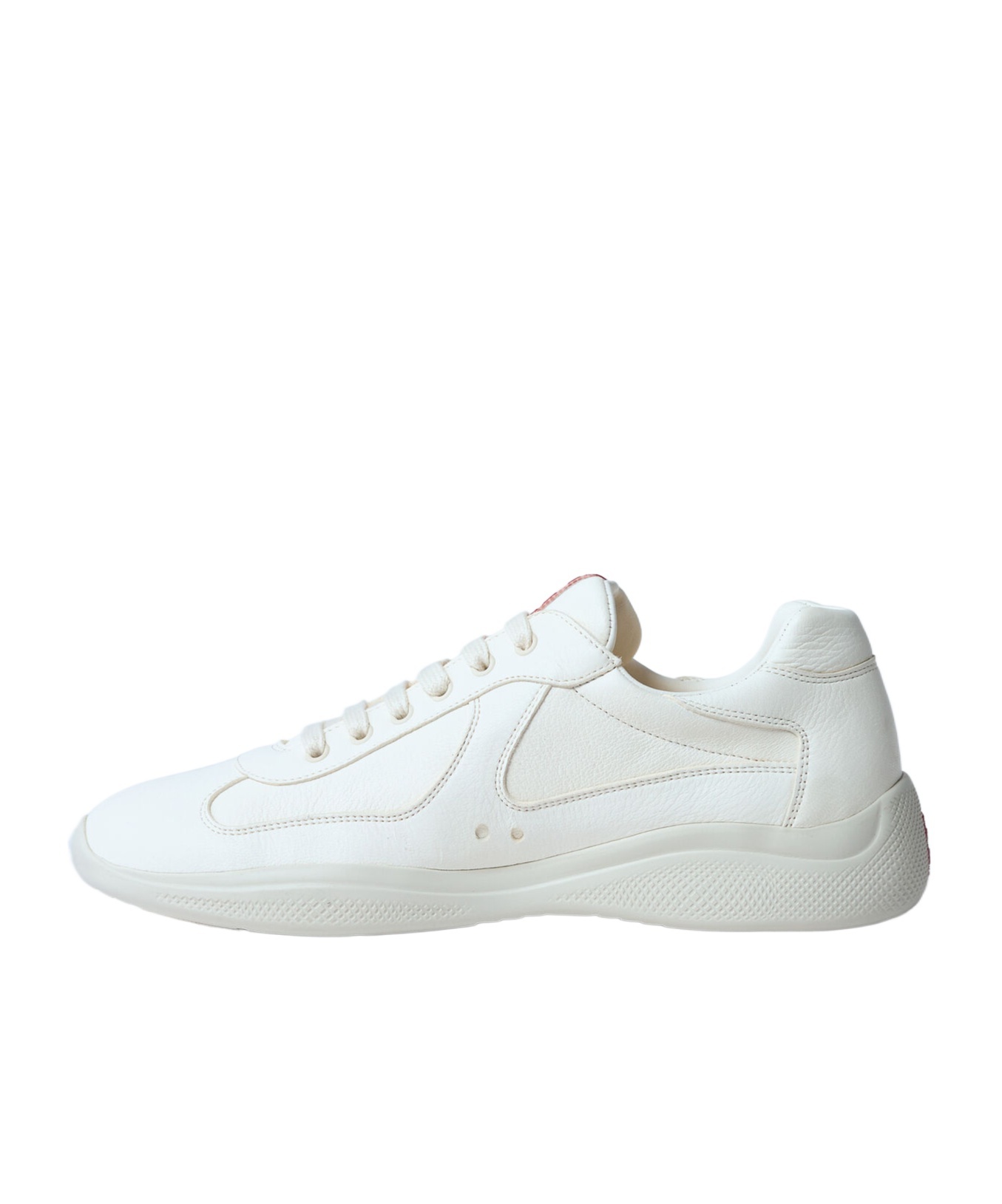 PRADA PRADA LOGO DETAILED LACE-UP SNEAKERS