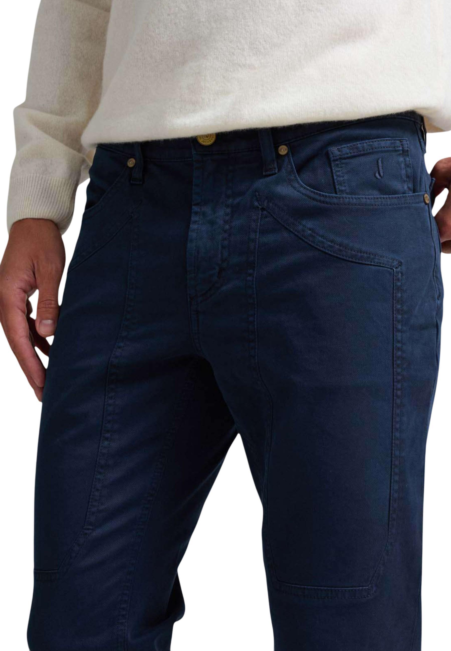 Jeckerson Casual Pants With Belt Loops In Black