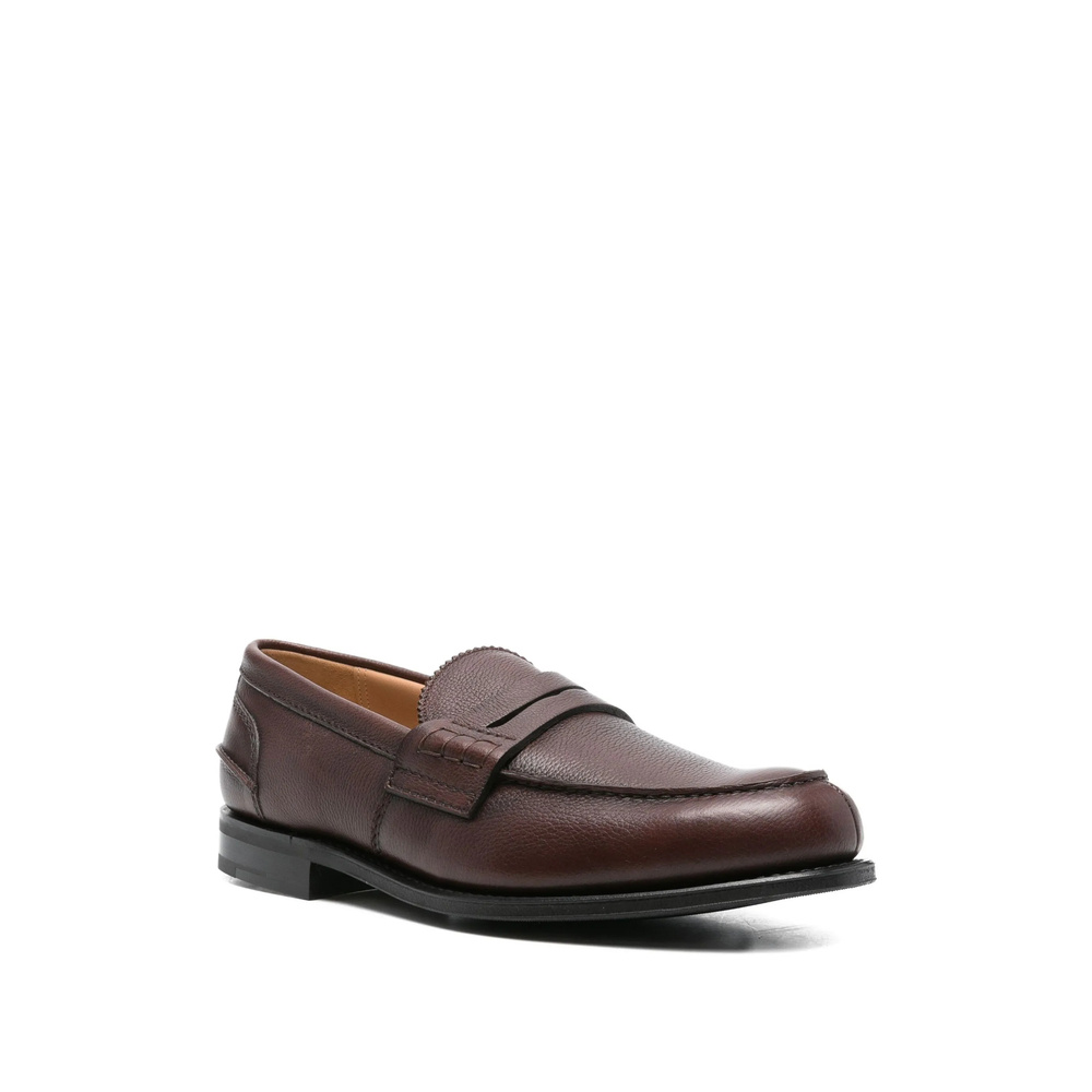 Church's Pembrey Penny Leather Loafers In Brown