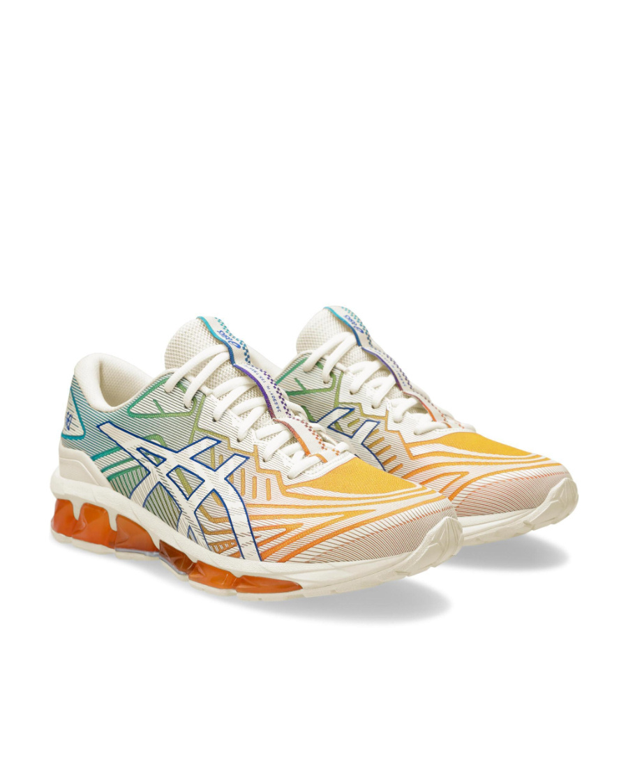 Asics White And Multicolour Gel-quantum 360 Vii Sneakers In Multicolor