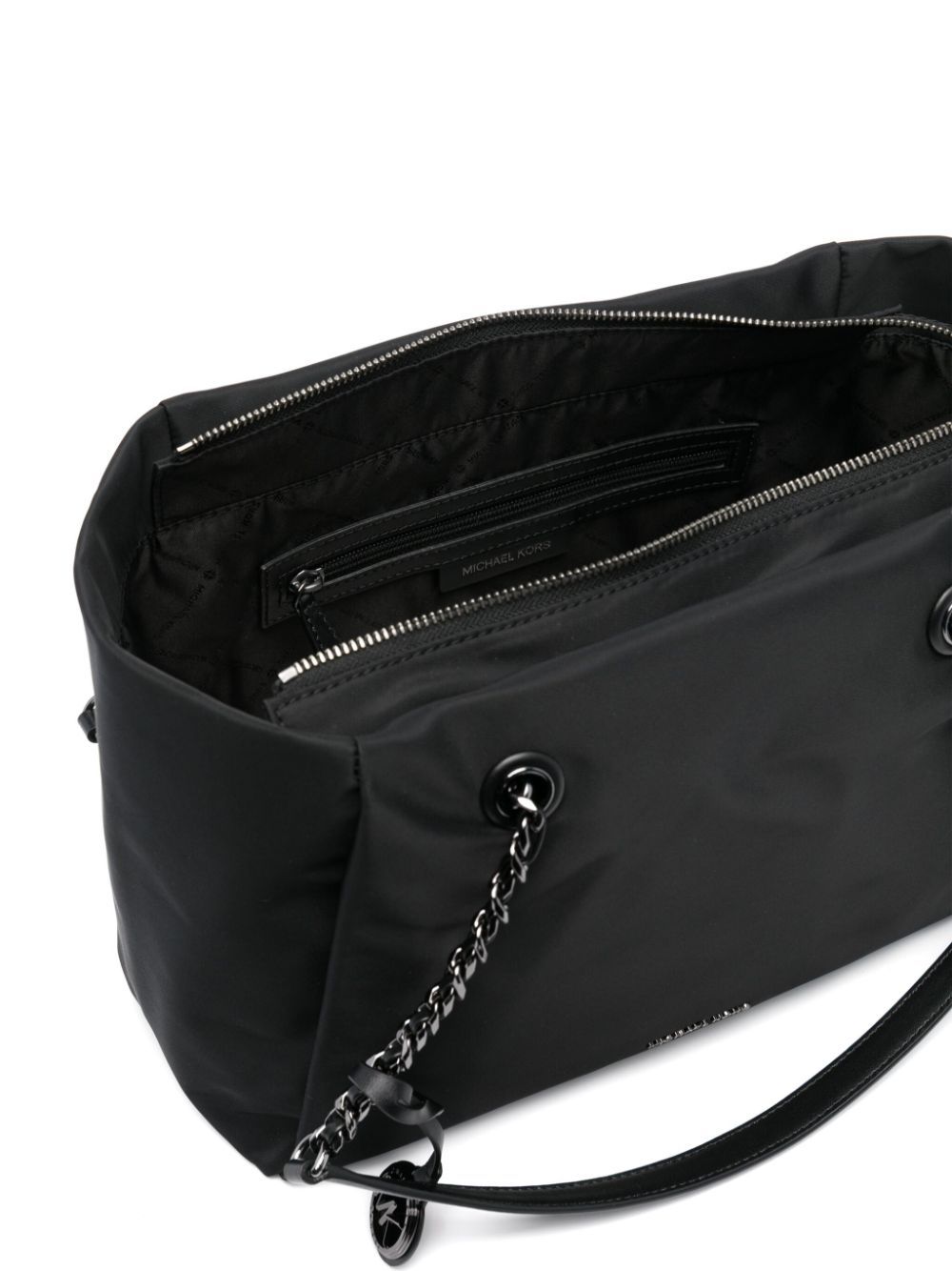 Michael Michael Kors Georgia Small Tz Tote Bag In Black