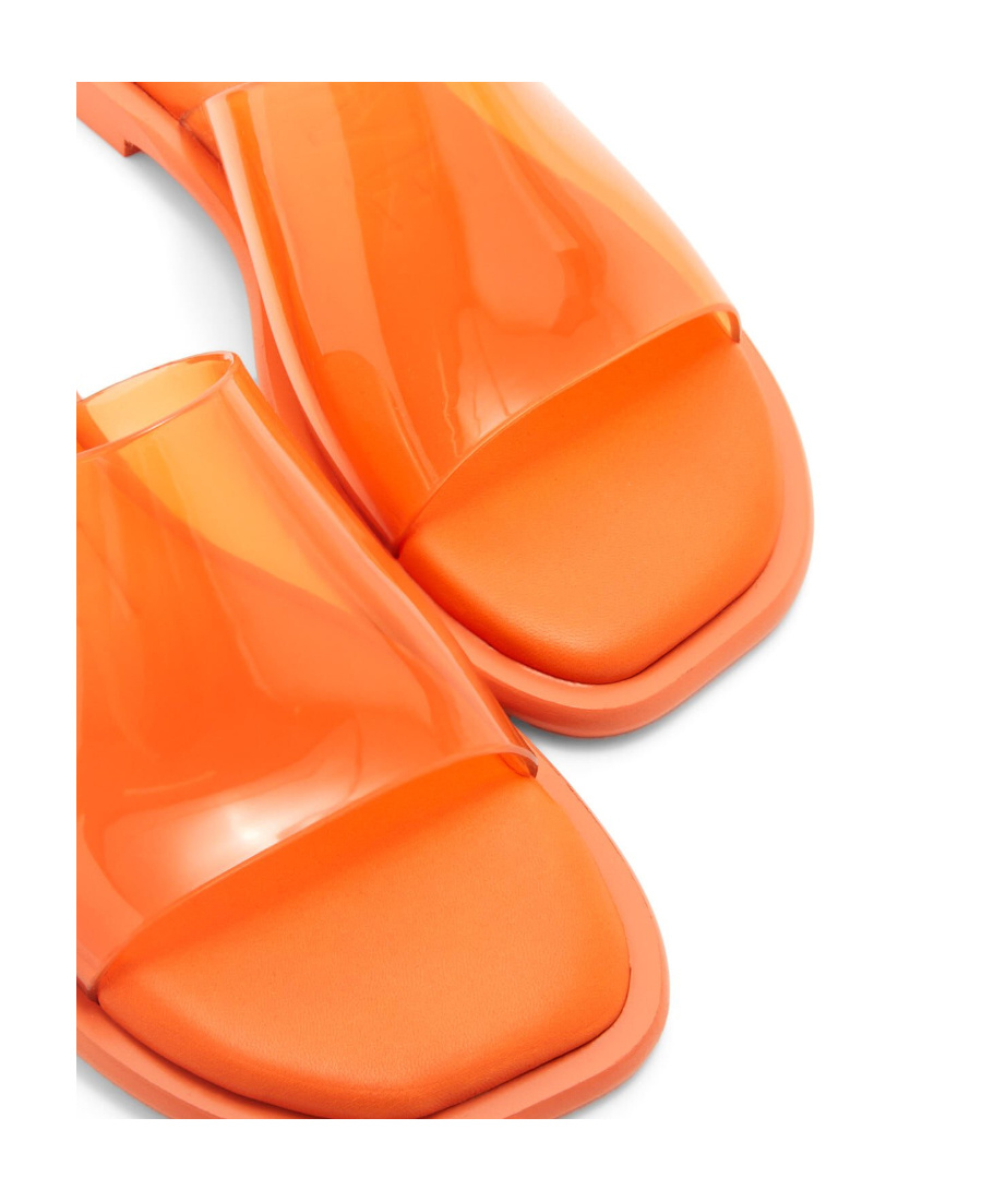 Loewe Petal Slide In Transparent Material In Orange