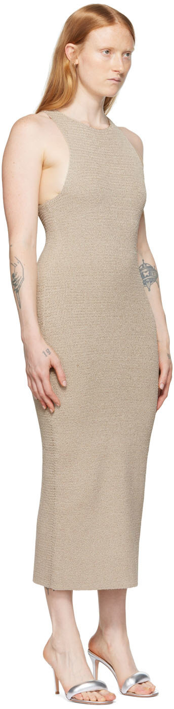 Helmut Lang Midi Dress In Nude
